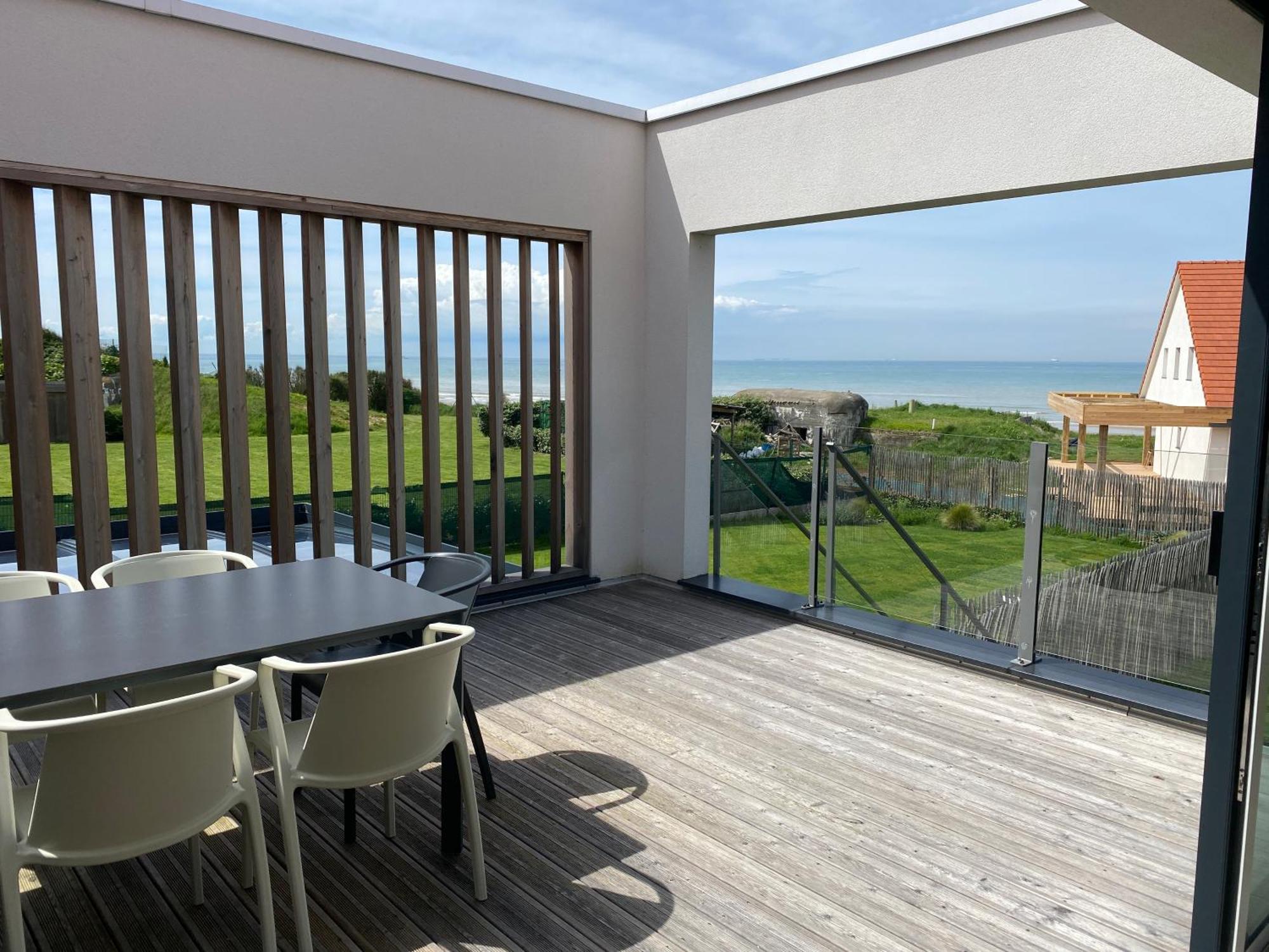 B&B Sangatte-Calais - Terrasse Vue Mer - 2 Min A Pied De La Plage Bagian luar foto