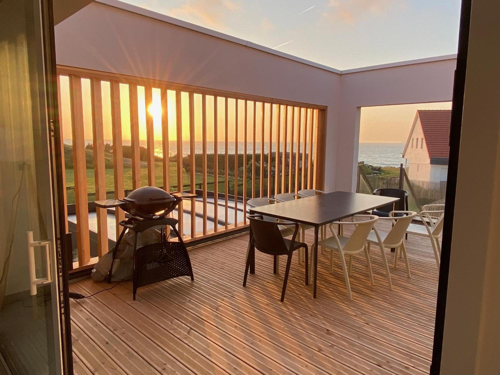 B&B Sangatte-Calais - Terrasse Vue Mer - 2 Min A Pied De La Plage Bagian luar foto